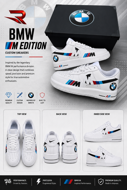 Custom Nike Air Force 1 BMW Edition