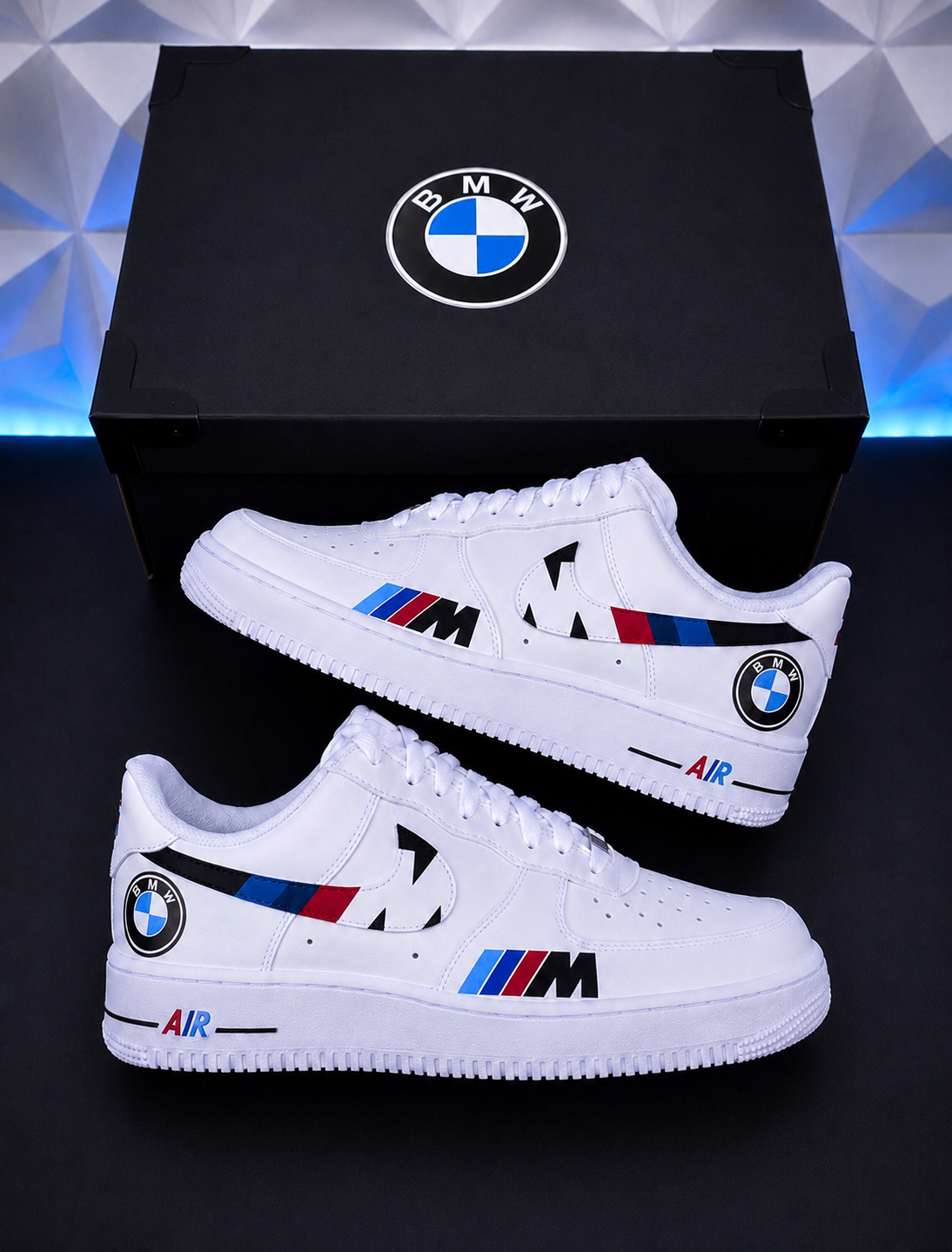 Custom Nike Air Force 1 BMW Edition