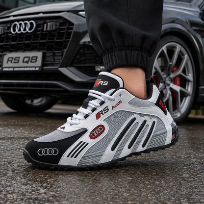 RS Performance Runner – Men’s Sport Sneakers | White, Black & Red