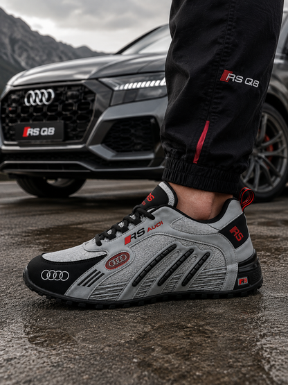 RS Performance Runner – Men’s Sport Sneakers | White, Black & Red